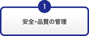 安全・品質の管理